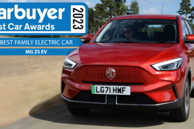 mg zs ev wins the best family electric car at the carbuyer best car awards 2023